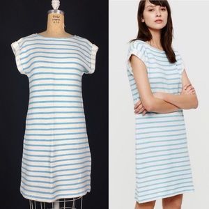 Lou & Grey LOFT terry Blue & White Dress - S